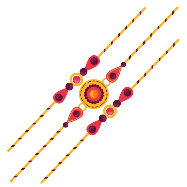 Diseño aislado del vector raksha bandhan — Vector de stock