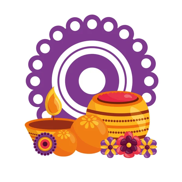 Diseño aislado del vector raksha bandhan — Vector de stock