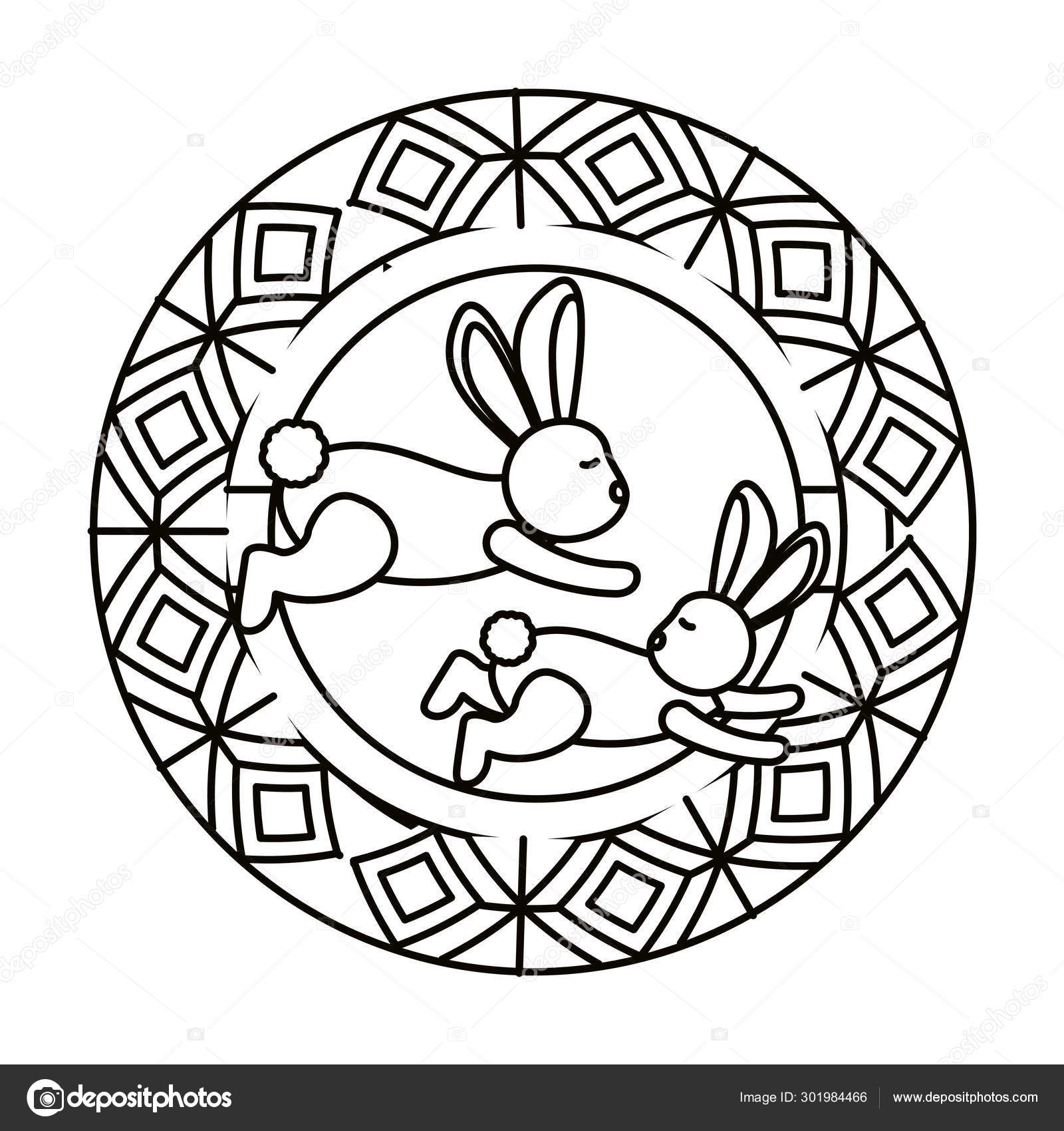 Mid Autumn Festival Vector Design Stock Vector C Yupiramos 301984466