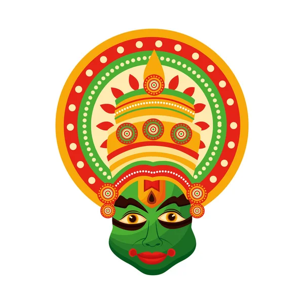 Onam kutlama tasarımı Kathakali