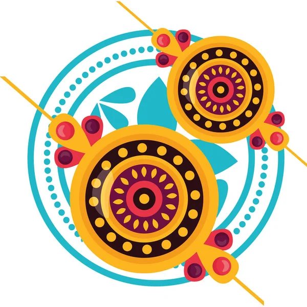 Isoliertes Raksha Bandhan Vektordesign — Stockvektor