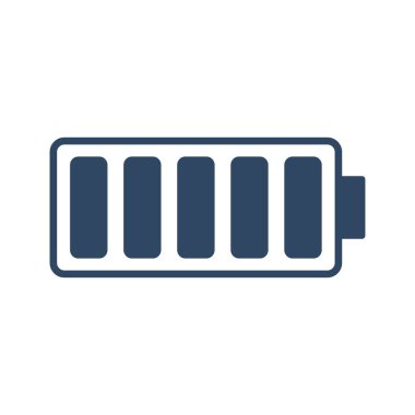 İzole pil vektör tasarımı