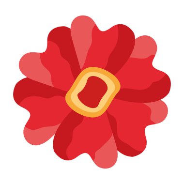 İzole çiçek süs tasarımı