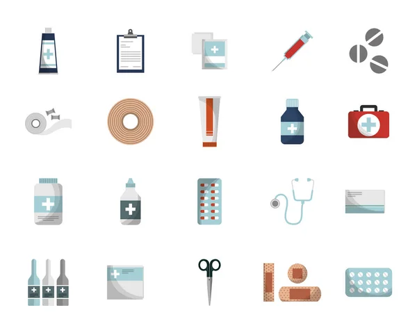 Paquete de iconos de atención médica — Archivo Imágenes Vectoriales