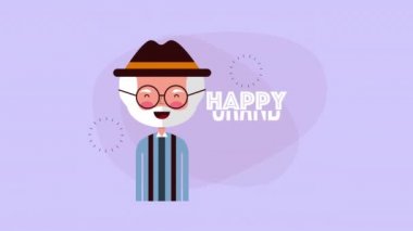 dedesi ile mutlu dedesi gün kartı