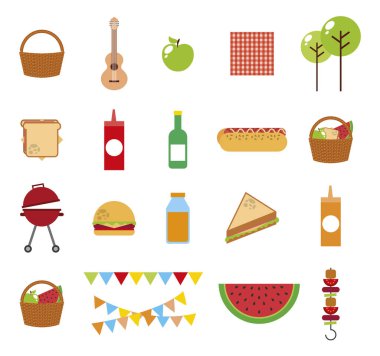 simgelerin piknik gün demeti