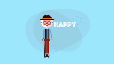 dedesi ile mutlu dedesi gün kartı