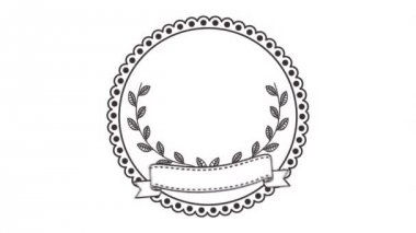 zarif dairesel çerçeve video animasyon