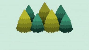 sevimli rakun ve tilki ile mutlu noel kartı