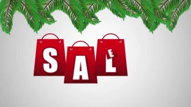 asılı alışveriş çantaları ile mutlu noel ler satış