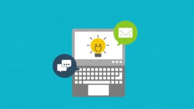 Sosyal medya pazarlama ile dizüstü bilgisayar