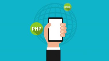 el kullanıcı ve simgeler animasyon ile programlama dili