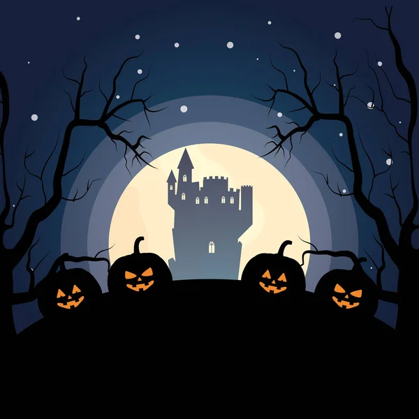 Trick or Treat-Happy Halloween Party — Stock vektor