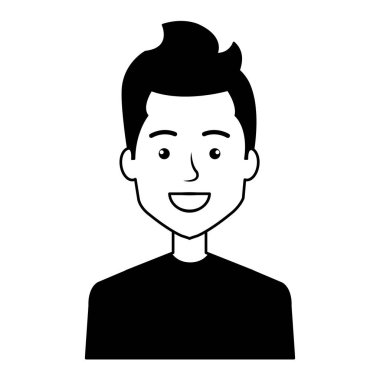 kentsel tarzı karakteri ile genç adam