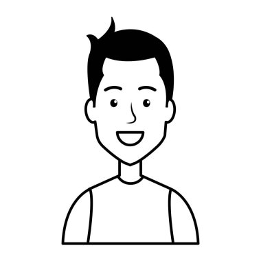 kentsel tarzı karakteri ile genç adam