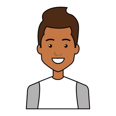 kentsel tarzı karakteri ile genç afro adam