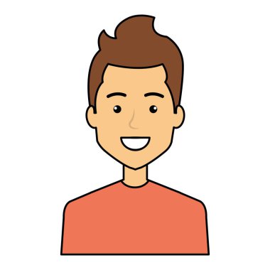 kentsel tarzı karakteri ile genç adam