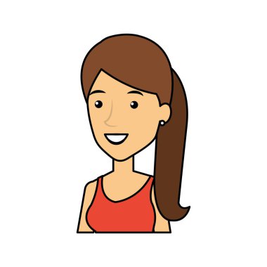 kentsel tarzı karakteri ile genç kadın