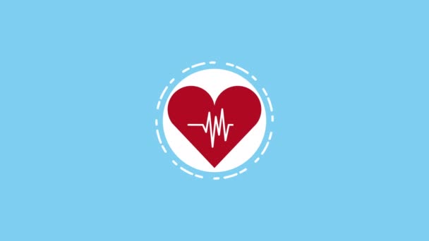 cardiocardio avec pouls animation médicale 