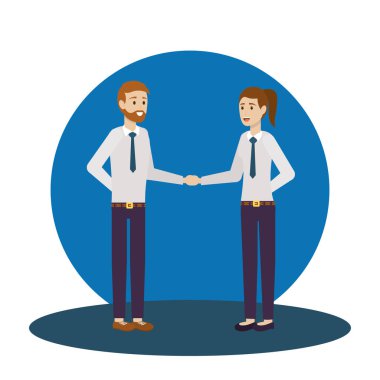 İşadamı ve işkadını avatar tasarımı