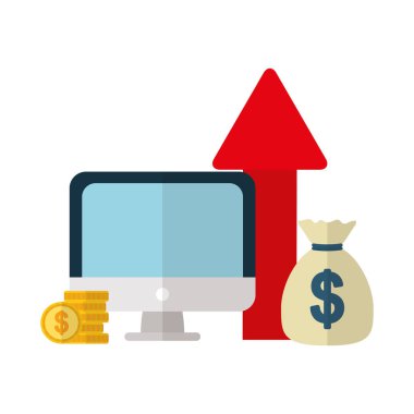 Para ve mali simge seti tasarımı