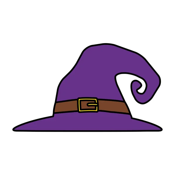 Vzhled halloweenových klobouček — Stockový vektor