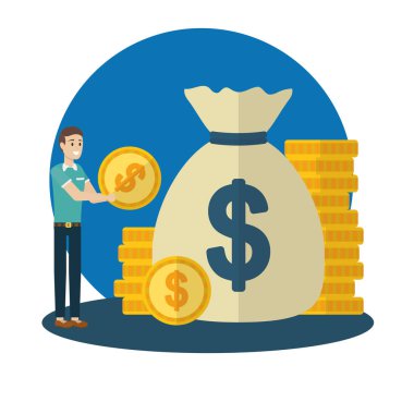 İşadamı avatar karikatür tasarım