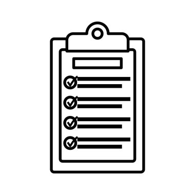 Yalıtılmış belge vektör tasarımı