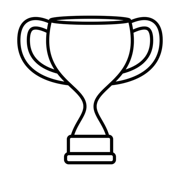 Diseño de trofeo de competición aislado — Archivo Imágenes Vectoriales