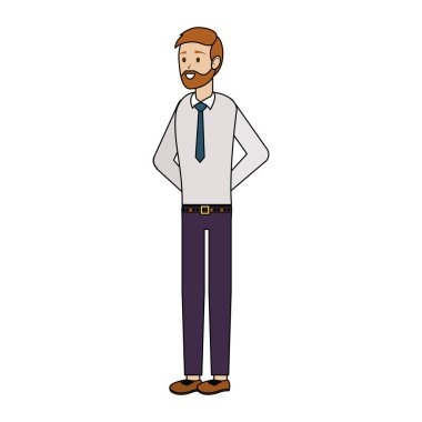 İzole edilmiş Avatar Adam vektör tasarımı