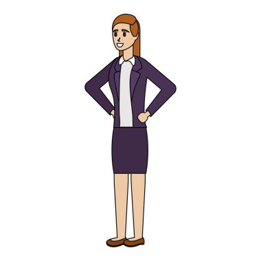 İzole edilmiş Avatar kadın vektör tasarımı