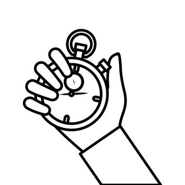 İzole kronometre vektör tasarımı