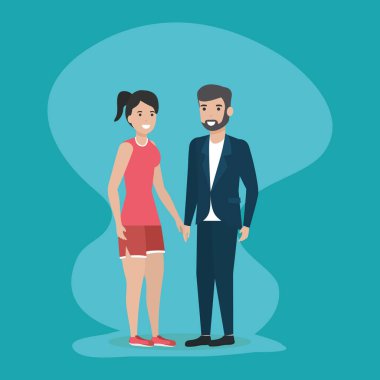 insanlar aile düz tasarım görüntü