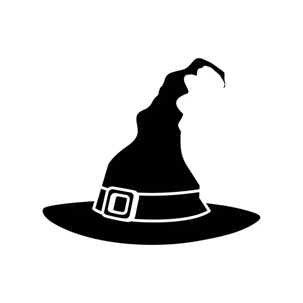 Sombrero de bruja para el icono de Halloween — Vector de stock
