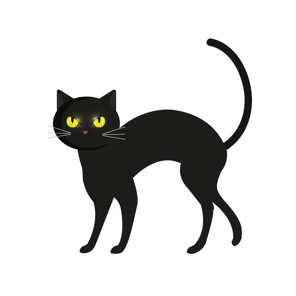 Kot kotów zwierząt Halloween — Wektor stockowy