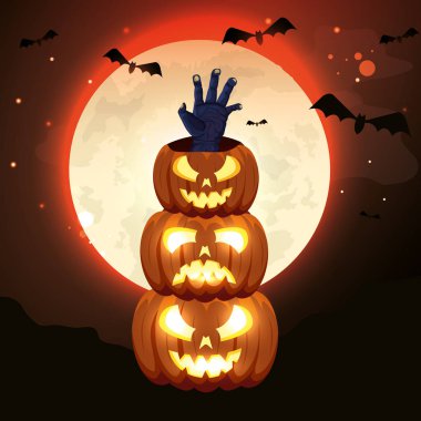 cadılar bayramı kabak geleneksel izole simgesi