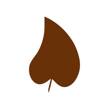 sezon sonbahar yaprak izole simgesi