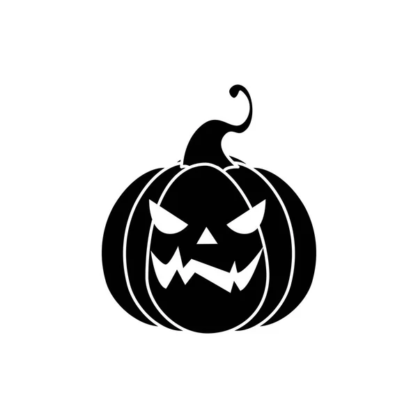 Halloween pumpa traditionell isolerad ikon — Stock vektor