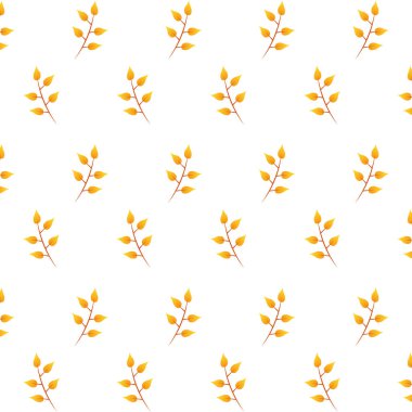 yapraklar yeşillik mevsimsel desen ile sonbahar dalları