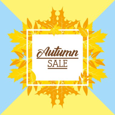 sonbahar satılık kare mevsimlik çerçeve