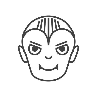 dracula kostümlü sevimli küçük çocuk kafası