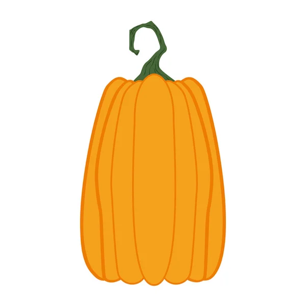 Икона сезонных фруктов из тыквы на Хэллоуин — стоковый вектор