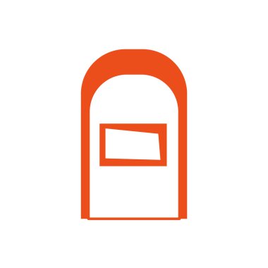 Mezarlık mezarlığı izole edilmiş simgeyi yırt