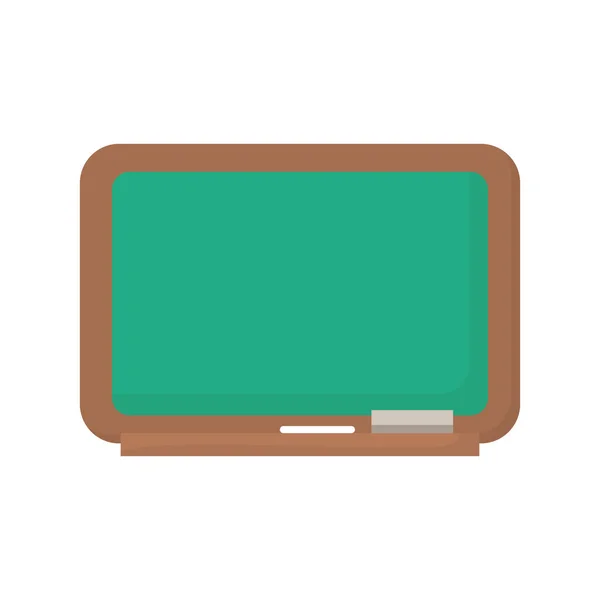 School chalkboard supply education icon — Stock Vector