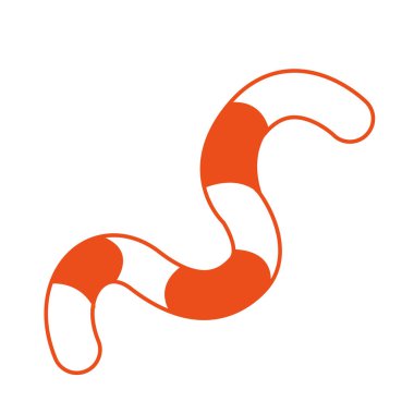 Yılan cadılar bayramı hayvan izole ikonu