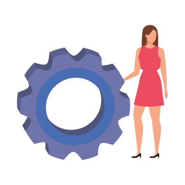 Vites avatarı karakterli zarif bir iş kadını.