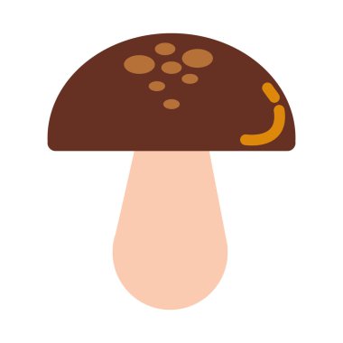 Mantar sonbahar mevsimsel izole ikonu