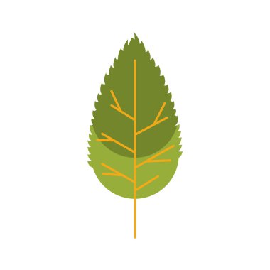 Sonbahar yaprağı bitkisi mevsimsel izole ikonu