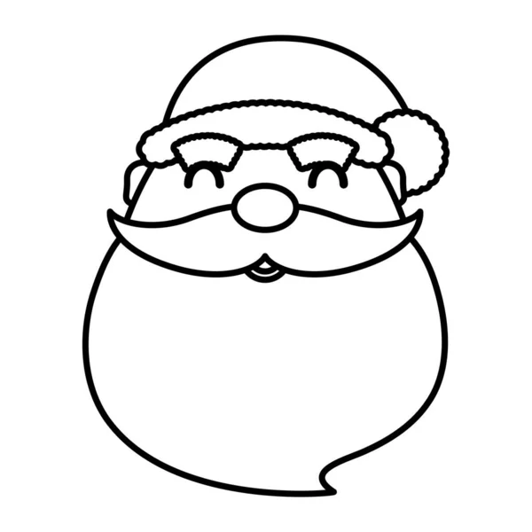 Joyeux noël Père Noël claus personnage principal — Image vectorielle