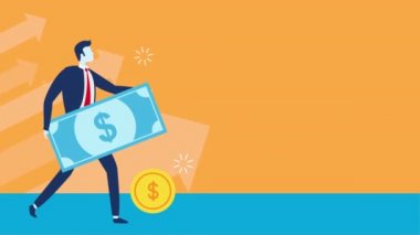 İşadamı fatura dolarını kaldırıyor